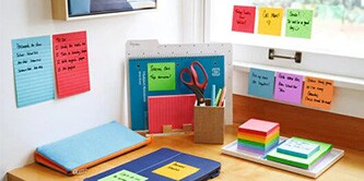 Notes Post-it® Super Sticky collection de couleurs Playful
